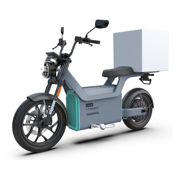 72V 38Ah Delivery e-Motorcycle with Battery Pack and Smart Type Sensor 3000W Mid Motor