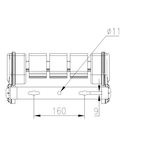 Напольный свет тоннеля СИД IP66 9000LM 90W модульный с CCT 2700K -6500K