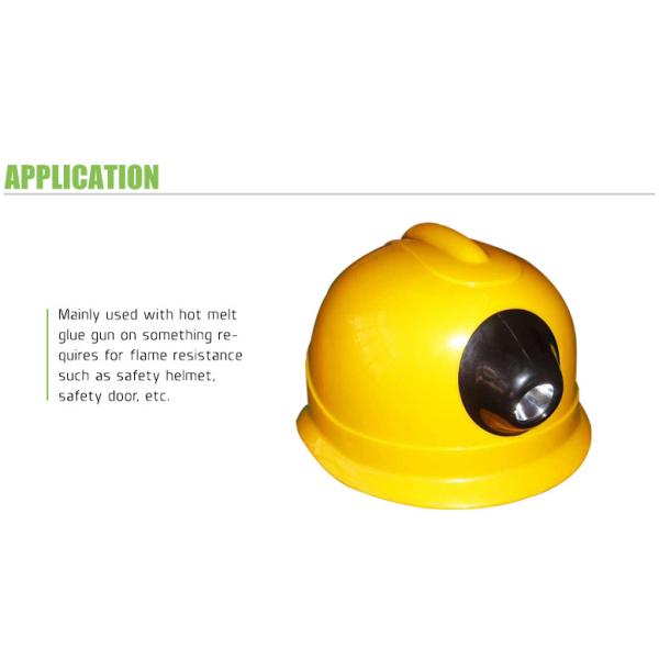 Milk White Stick-Like Solid Water Resistence Hot Melt Glue Sticks Gun For Flame Resistence And Protect Safety