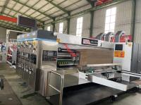 Máquina de fabricación de cajas de cartón duradera Eje axial de caucho que se mueve 40 mm automáticamente