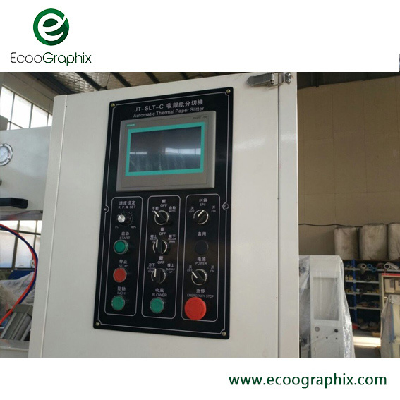 ECOO T-1400C 1400 мм безволоконный банкомат Термальный бумажный рулон ревиндер 1400 мм