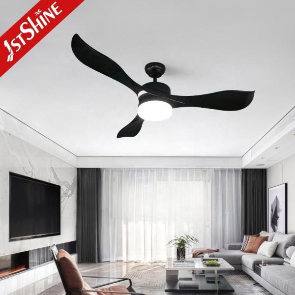 Economia de energia 1stshine ABS preto lâmpadas Ventiladores de teto com luzes LED e controle remoto 2-