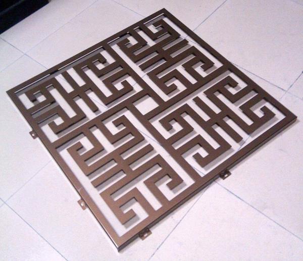 ISO9001 Laser Cut Panel 2mm-10mm Metal Screen Panels For Exterior Decoration