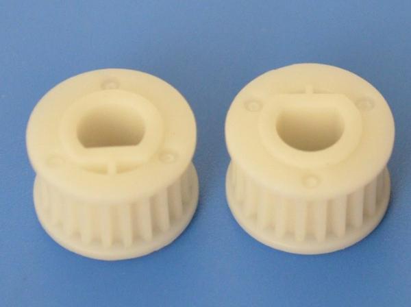 Customized Nylon Gear Wheel , High Precision Plastic Pulley Wheel