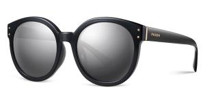 HD Visual Womens Polarized Sunglasses Unisex Black Blue Brown White Plastic