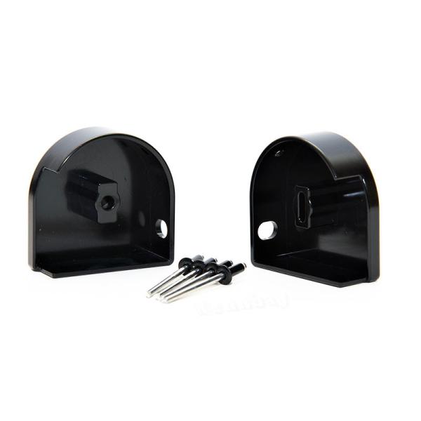 Конец ODM OEM алюминиевый покрывает алюминиевый подгонянный цвет поверхности крышек трубопровода