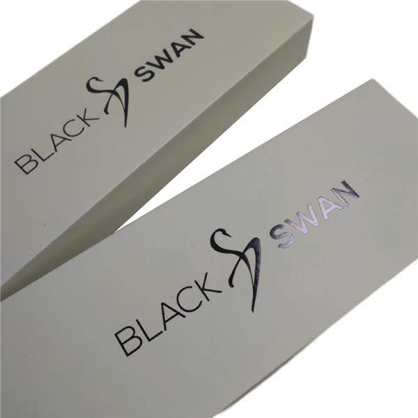 Простая элегантная настройка логотипа черный часы ремень коробка упаковка бумажная коробка