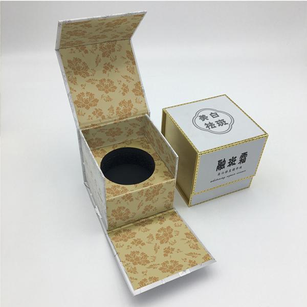 Encomenda personalizada Aceita papel quadrado CMYK para material de embalagem Caixa de embalagem cosmética