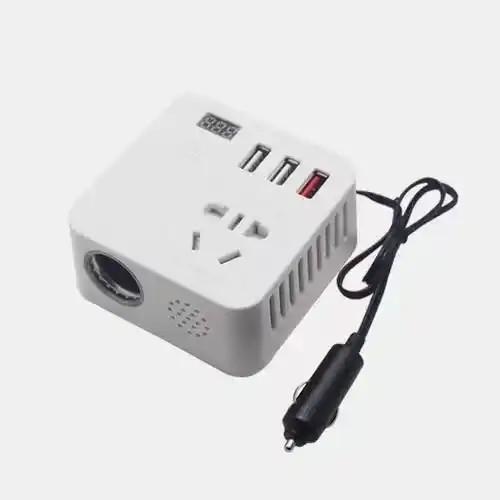 Black White Car Inverter 12V 220V 300W 500W 12V To 220V Inverter For Car Phone For Retractable Car Charger With Led Display