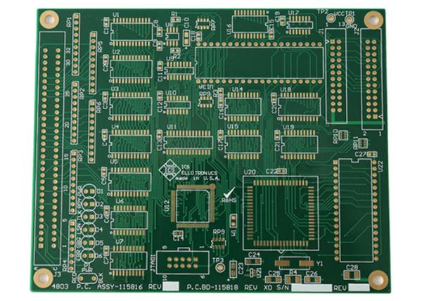 Rogers Ceramic PCB 2 Layer Printed Circuit Board Green Solder Mask