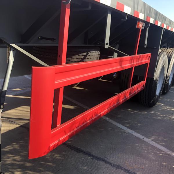 CIMC HUAJUN Flatbed Container Semi Trailer with 12 Twist Locks and Custom's Requirement