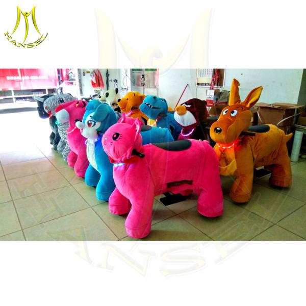 Hansel horse back riding machine ride on toy amusement park rides for rent outdoor park games animal scooters in mall