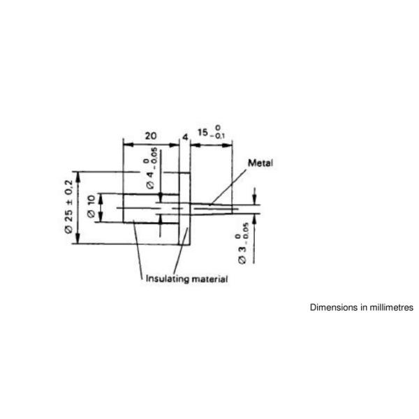 IEC 60335-1 Испытание оборудования для испытания бытовой техники Испытательный зонд 13 из IEC 61032