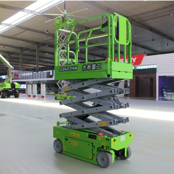 Mini bondes Scissor a certificação do CE da capacidade da plataforma do comprimento 230KG do elevador 1.84m