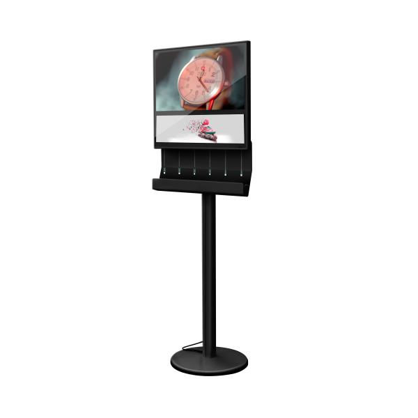 Coffee Shop Advertising Phone Power Charger Station 3 Years Warranty