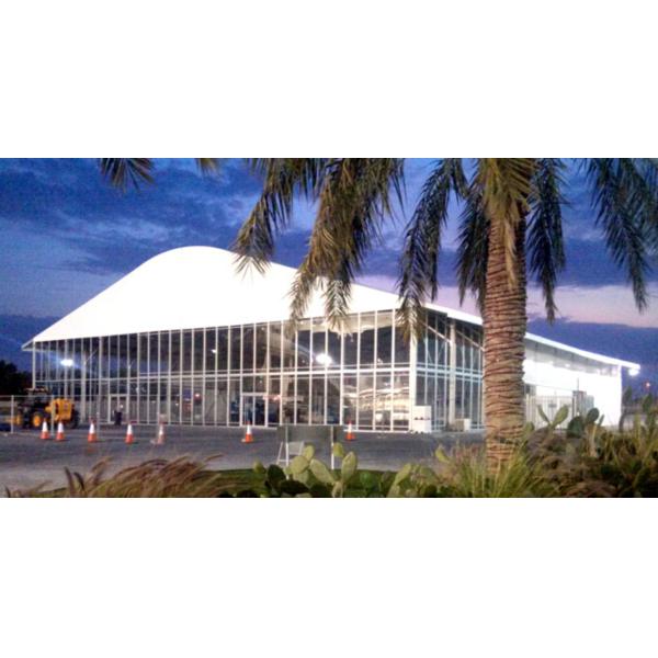 Customized Size Waterproof Double Decker Tent For Exhibition With ABS Wall