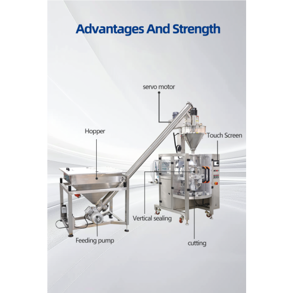 Large Production Powder Packing Machine Fully Automatic Powder Packaging Machine Flour Packing Machine milk powder packing machine vaccum packing machine