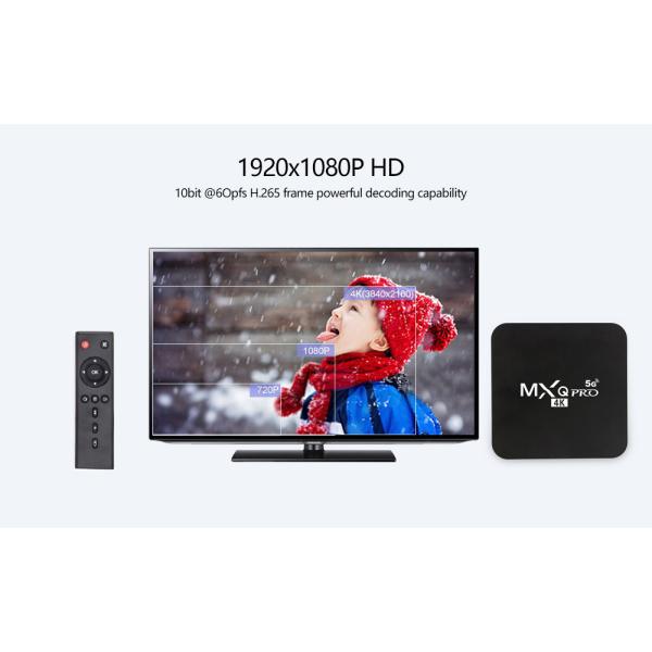 Набор медиа-проигрывателя MXQ обломока 2.4G 5G WiFi 4K Google Youtube ROM Amlogic S905W RAM 16GB коробки 2GB ТВ андроида 7,1 MXQ Pro умный