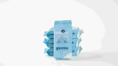 Eco Friendly Wet Toilet Paper Enriched With Aloe Vitamin E Plant Based Fibers