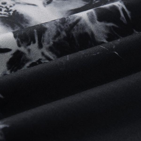 Новый напечатанный длинный дым рукава очернил hoodies пуловера для женщин