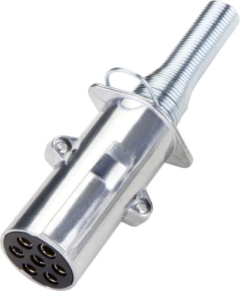 Silver European Trailer Plug 7 Pin European Trailer Connector Plug