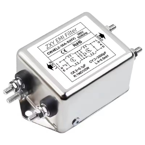 Фильтр EMI однофазный антиинтерферентный источник питания 115V / 250V / 380V CW3L2-20A-L CW4L2-20A-S CW4L2-20A-T 50/60HZ