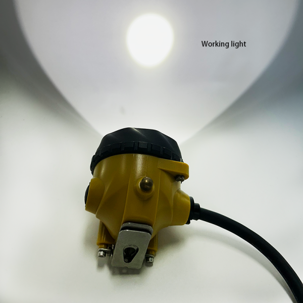 LED Mining Lamps Corded Miners Cap Lamp with Rechargeable Battery Providing 25000 Lux Brightness for Underground Work Lighting