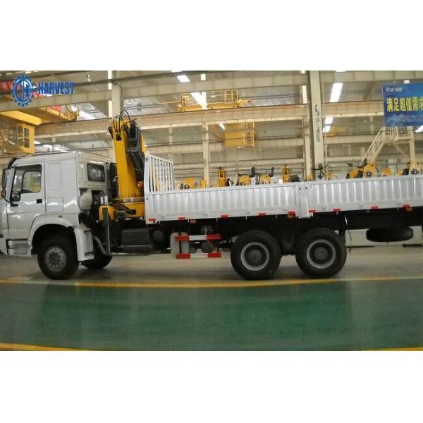 371hp moteur Sinotruk Howo 6x6 10 Ton Knuckle Boom Crane Truck