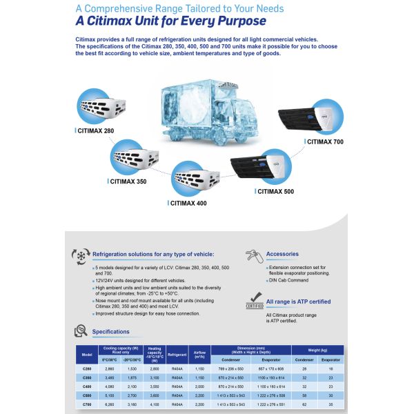 EURO 5  Carrier Refrigeration Units