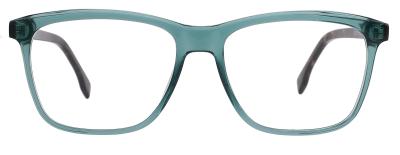 Monóculos quadrados unisex do acetato, acrílico claro do Eyewear da lente