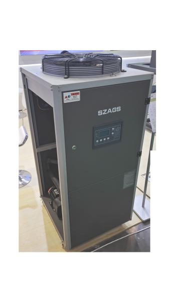 5P マイクロチャネルコンデンサー 産業用冷却機 高効率 アルミ合金 冷却 化学反応容器のための溶液冷却システム 環境に優しい冷却剤