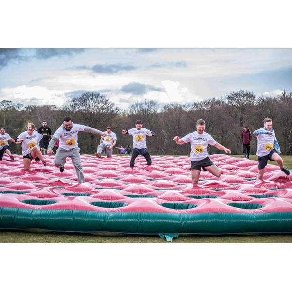 Challenge Race Bounce House Inflatable 5K Obstacle Course Equipment for Adults