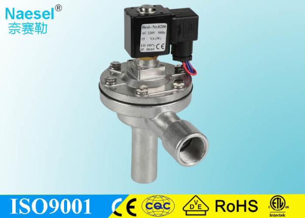 Remote Control Diaphragm Solenoid Valve , DC24V Single Acting Solenoid Valve