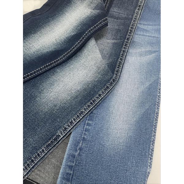Stretch Mid-stretch Dark Blue Denim Fabric 11.4 oz JSD3042 with 8OE*16/70TR Yarn Count and Stretch
