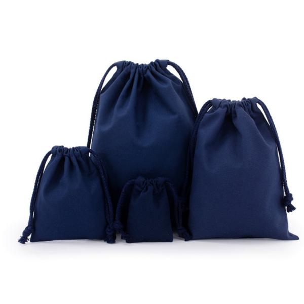 8oz Natural Unbleached Cotton Small Muslin Drawstring Bags 13x16cm