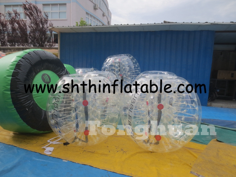 Inflatable Human Bubble Bumper Ball for Football China Factory TPU PVC Material 1.2-2m for Adults