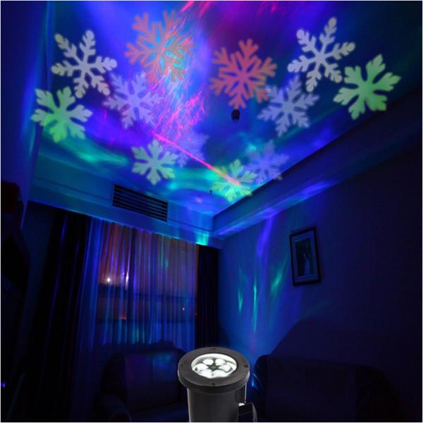 Promotion Price Outdoor LED Snowflake Laser Projector Christmas Light