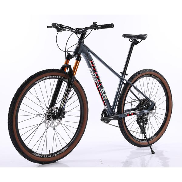 Aluminium Alloy Hollow Crankset Bicycle with SHIMANO Hydraulic Brake and Wire-controlled Air Lockable Fork