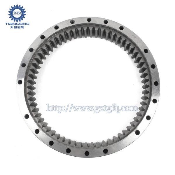 Couronne dentée de réducteur de translation d'excavatrice ZTAJ-00108 Matériaux de qualité industrielle de haute précision