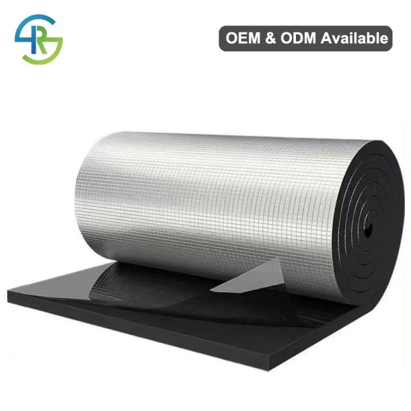 Aluminum Foil Coating NBR Rubber Self Adhesive Heat Insulation Pads For Automotive