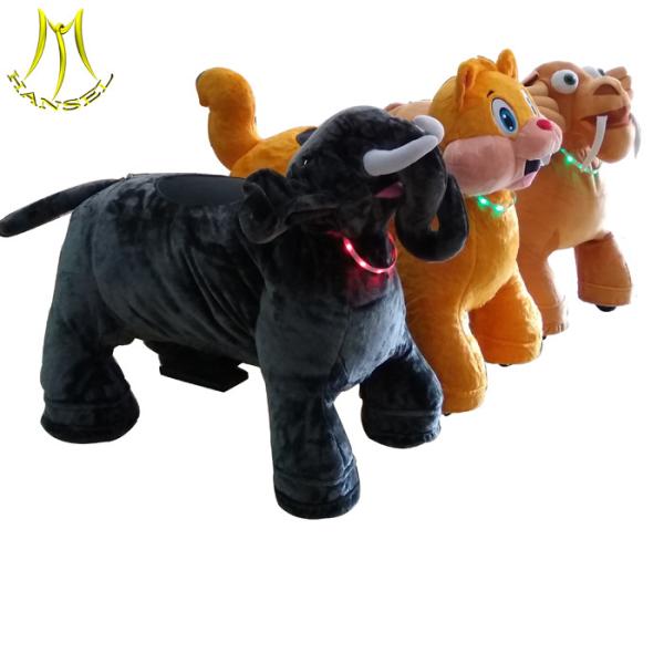 Hansel  party park ride animal model electric coin operated pony riding toy from china manufacturer