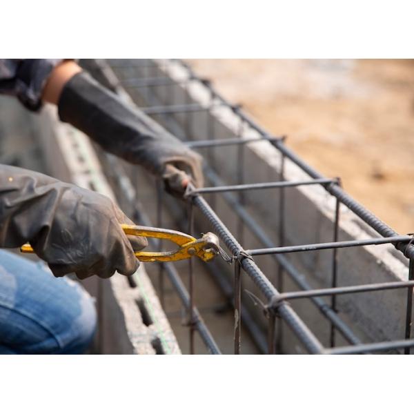 Straight Cutting Iron Binding Wire 0.8mm Diameter 450mm Length Black Annealed Wire