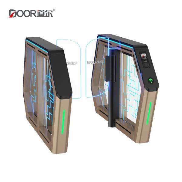 Anti Reverse Speed Gate Turnstile RS485 Dry Contact With Biometrics Swipe Card