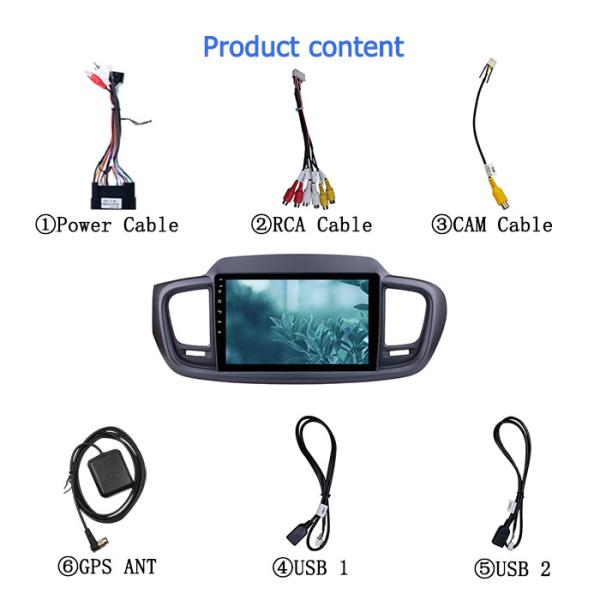 OEM Kia Car Stereo Double Din Video Player 1GB Para KIA SORENTO 2015