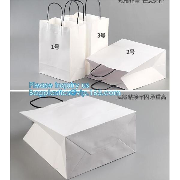 Custom Kraft Paper Twisted Handle Shopping Carrier Bag With Logo Printed,kraft paper shopping bag with handle, bagease