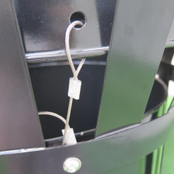 мусорный бак 38 галлонов 914mm высокий водоустойчивый с крышкой