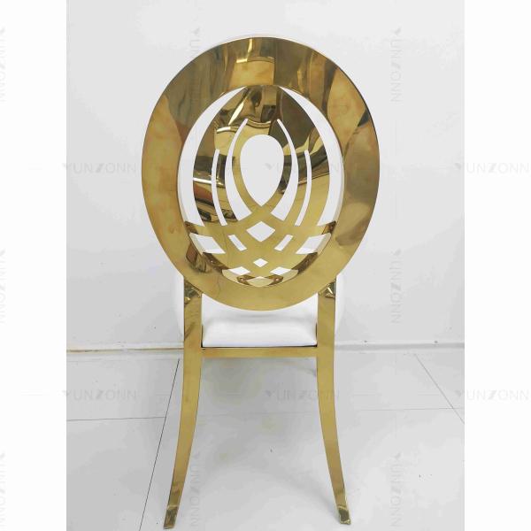 Классический Stackable стул свадьбы кожи нержавеющей стали стула банкета свадьбы