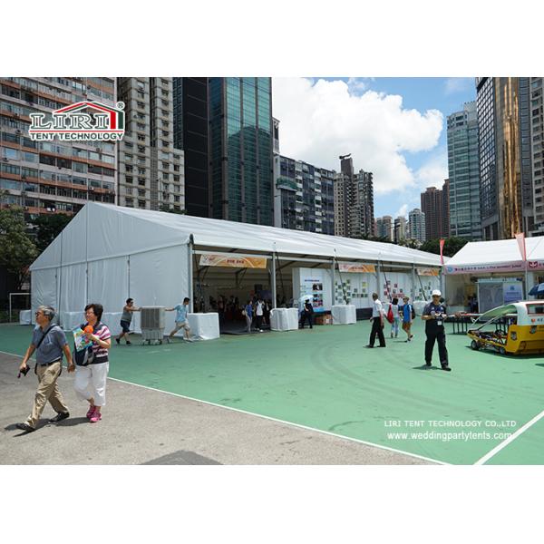 Aluminum PVC Festival Event Tent 850g/Sqm Double PVC - Coated Polyester Textile Roof
