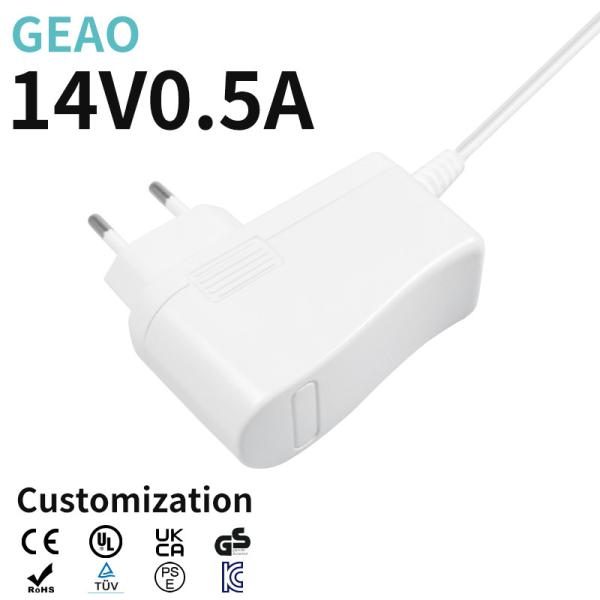 14.5V 0.5A Wall Mount Power Supply Adapters With 1 Year Warranty