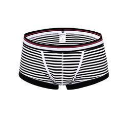 Striped Cotton Men Underwear Cotton Anti Bacterial Men Sexy Underwear